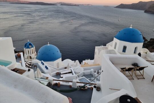 Christmas Eve in Santorini